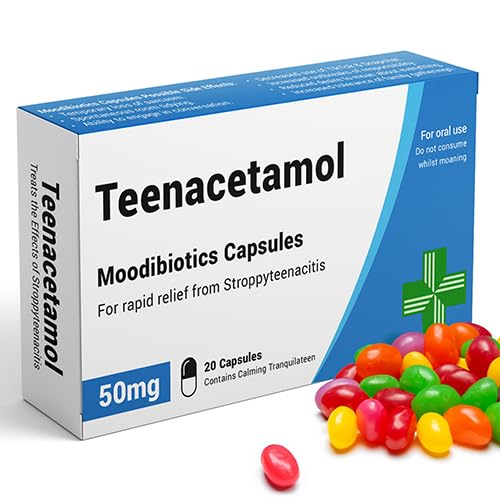 KadoBox - Teenacetamol - Joke Pill Box, Jelly Beans Sweets 50g, Funny Gifts for Teen Boys & Girls -13th, 16th, 17th, 18th Birthday. Vegan - Image 8