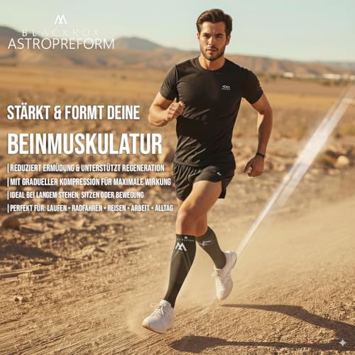 Chaussettes de course compression BLACKROX pour stimuler la circulation - 5