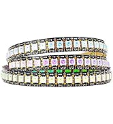 BTF-LIGHTING 1M 144 LEDs/Pixels/m WS2812B Schwarz PCB RGB adressierbare Strip Streifen mit 5050 S...