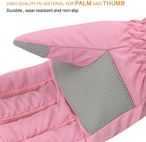 Kids Winter Gloves Warm Ski Snow Mittens Cold Weather for Girls Boys Toddler 6 51rd8IPo5nL. AC