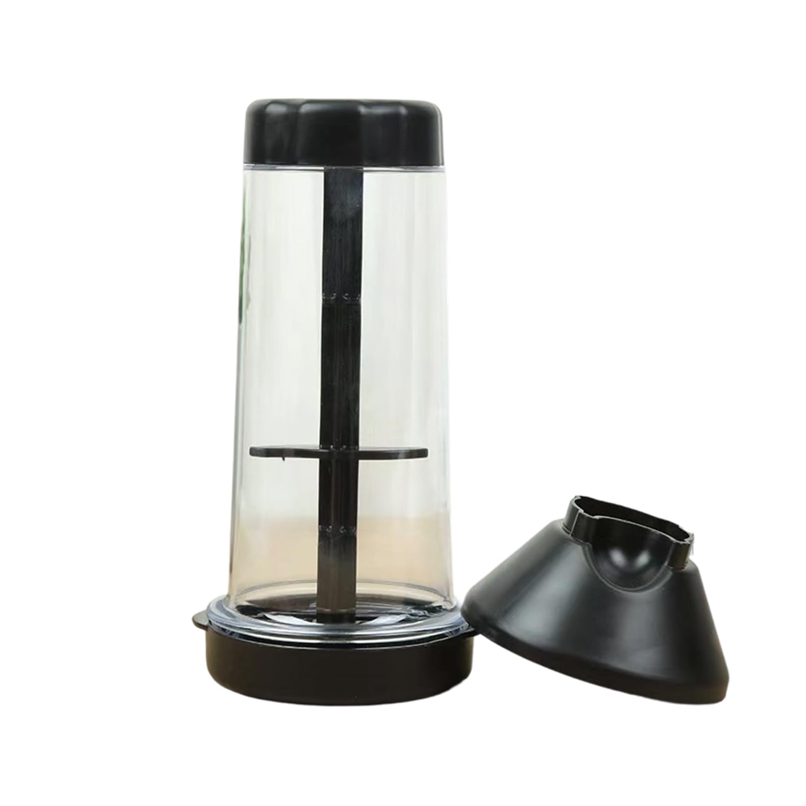 FOLODA Rotating Flour Sieves with Lid Handheld Flour Strainer Sifter Mixers Sieves Cup Kitchen Gadget Baking Tool Rotating Sifter Cup