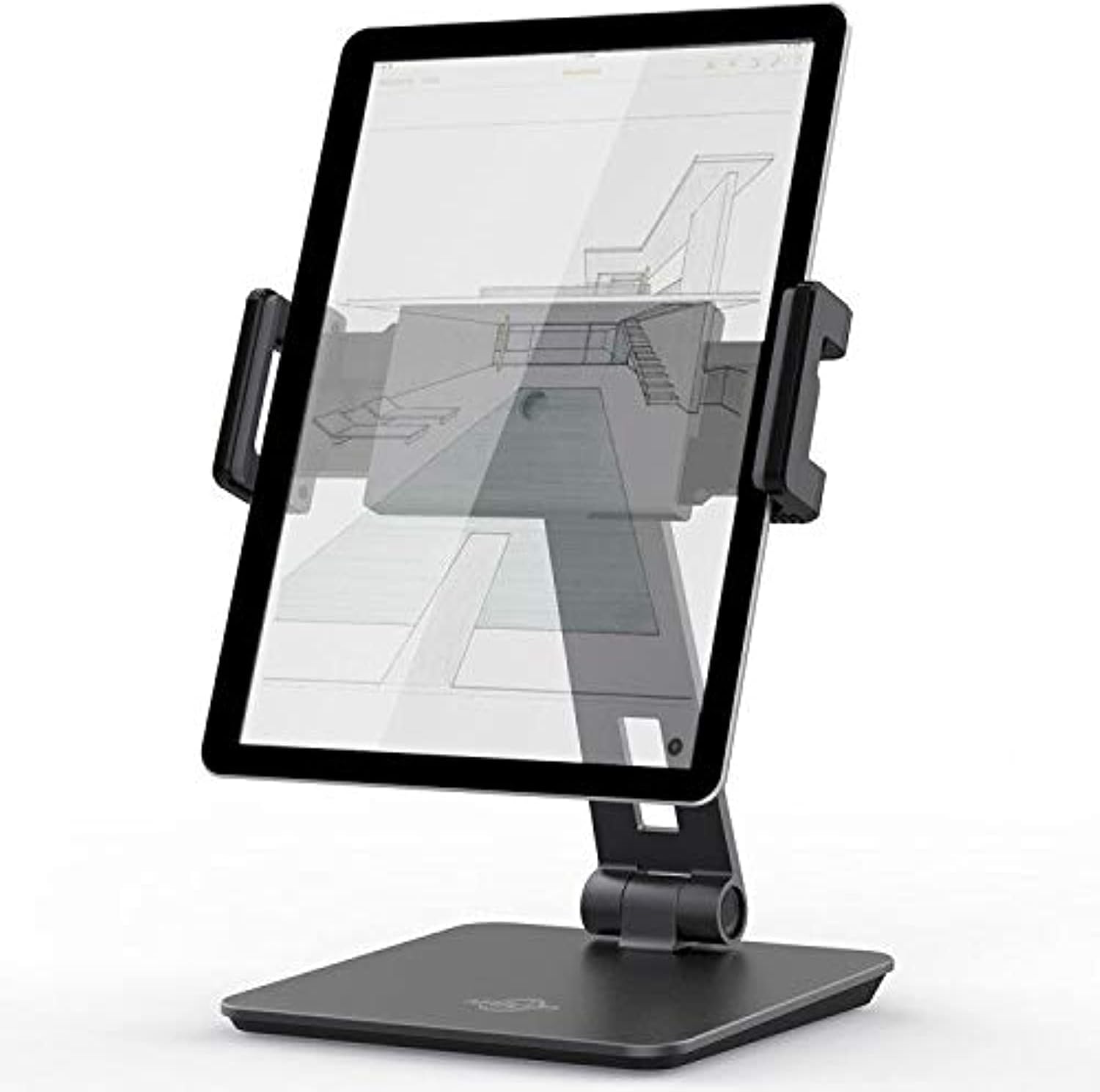 Tablet iPad Stand,Tightness Adjustable Aluminum Alloy Tablet Stand for Desk, 360° Swivel Foldable Tablets Stands Dock for 4''-14''Tablets/Phone, iPad Series,Samsung Galaxy Tabs,Kindle Fire,Etc.
