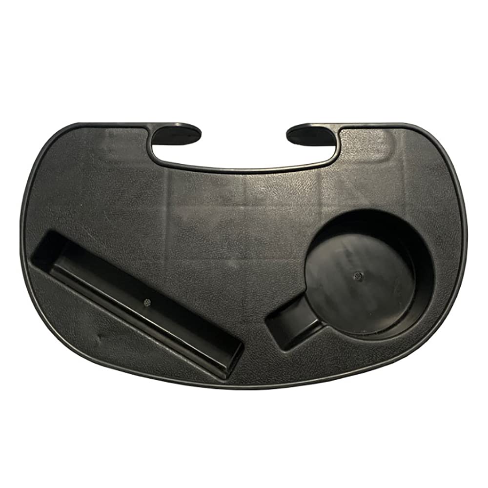 Ancllo Black Oval Zero Gravity Chair Cup Holder, Zero Gravity Chair Tray With Cellphone Slot And Snack Tray
