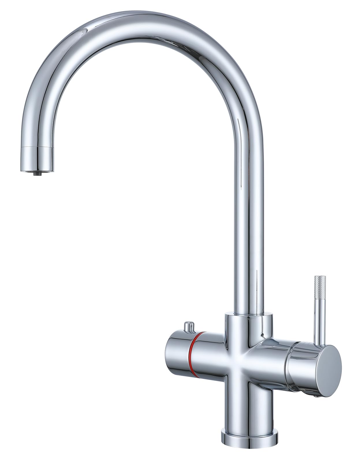 Yamataro 4in1 Boiling Water Tap Boiling,Cold Filtered, Mains Hot & Cold Water Solid Brass Instant Hot Water Tap Child Safety Lock WRAS Approved (Without Boiler and Filters)