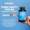 BioEmblem Triple Magnesium Complex | 300 mg de glicinato, malato y citrato de magnesio | Fórmula quelada de alta absorción | Vegano, no transgénico, sin gluten | 90 cápsulas 4