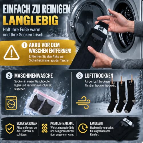 Heated Socks with 8500mAh Battery and App - image 9