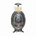 Portable Retractable Toothpick Holder with Bottle Opener Automatic Retro Pop Up Toothpick Dispenser Toothpicks Case Storage Organizer Container Decoration for Kitchen (Peacock- Tin Color)