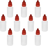 Vista 18 de Othmro Botellas cuentagotas de plástico de ojo de laboratorio de polietileno de 0.3 onzas, 20 piezas, gotero líquido exprimible de 0.0 fl oz, boca