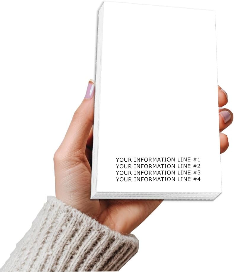 MADE IN USA – Debra Dale Designs Pink Note Pads 5"x7" – 13 Pads, 50 Sheets Each – 20lb Bond Memo Paper for Office Notes & Everyday Writing