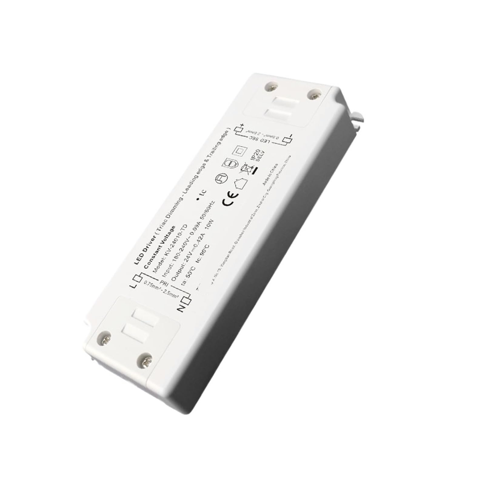 Alimentation LED KI-20W dimmable à courant constant résistant humidité
