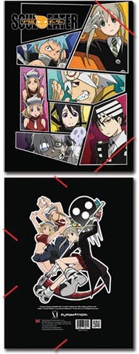 Soul Eater Meisters and Weapons Elastic Band Document Folder File Folder