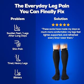 SB SOX - 3 Pairs Size Large Compression Socks