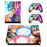 Vanknight Xbox One X Console Remote Controllers Skin Set Vinyl Skin Decals Sticker Cover for Xbox...