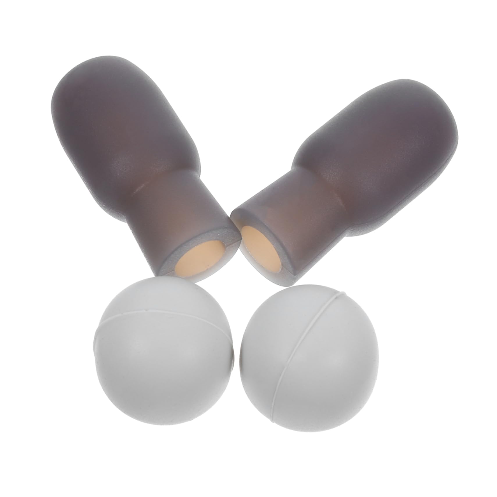 GALPADA 4pcs Drumstick Mute Replacements Protective Covers Drumsticks Silent Practice Tips Noise-cancelling Silicone Drum Mute Tips for Quiet Practice