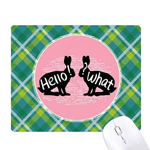 Tapis de souris pixel avec glisse fluide et grille verte naturelle