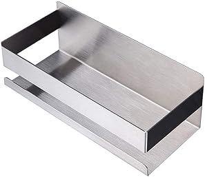 ELUKHT Stainless Steel Bathroom Shelf Bathroom Shower Shelf Bath Shower Caddy Rack Bath Shower Shelf Basket for Sponge