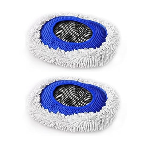 QIYQI 洗車ブラシ 切り替え モップ (青色)