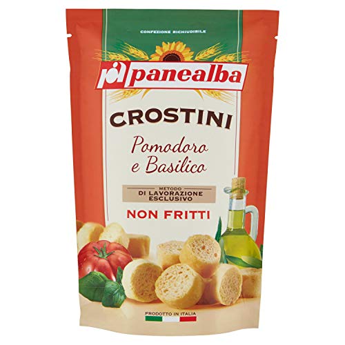 Panealba Crostini Gusto Pomodoro e Basilico, 100g