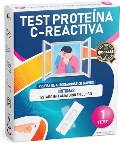 ADESTE TEST PROTEÍNA C REACTIVA – TEST CRP RÁPIDO para la detección de enfermedades infecciosas bacterianas y estados inflamatorios