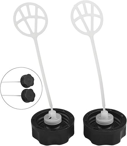 Miniatura 9 de TorSor Paquete de 4 tapas de gasolina para tanque de combustible con correa para Honda Weed Eater GX22 GX25 GX31 GX35 cortacésped 43cc 52cc