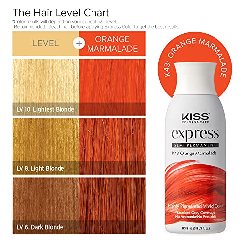 Kiss Express Color Semi-Permanente para Cabello 100ml 2 Pack miniatura 5