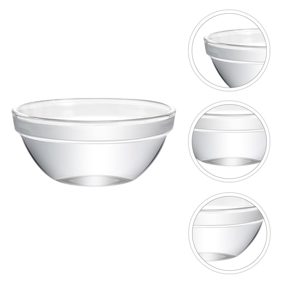 Set da 10 Ciotole Impilabili in Vetro per Dessert e Macedonia Coppette Monoporzione da 45 Ml Coperchio, Perfette per Gelatine e Snack
