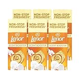 Lenor Laundry Perfume Scent Booster, 6 packs x155 g, Gold Orchid, Non-stop Freshness Up To 12 Weeks In Storage