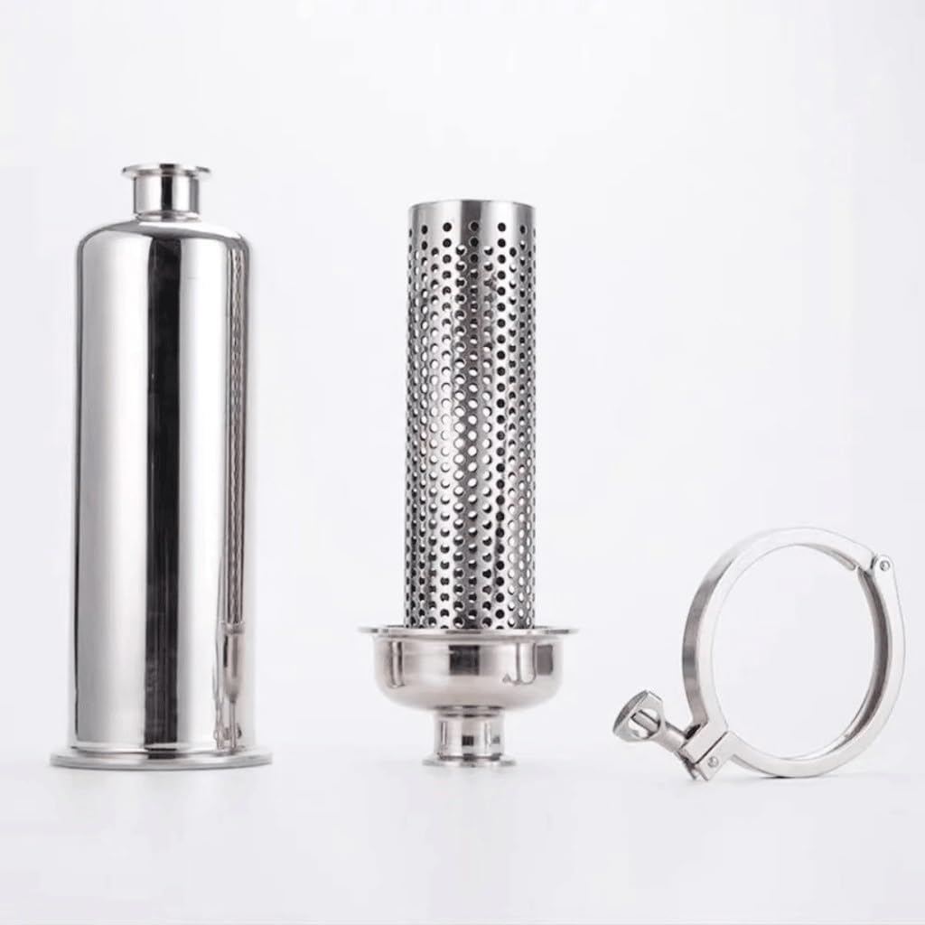 51mm Tri Clamp Inline Filter Strainer - SUS316 Stainless Steel, Sanitary Filter for Home and Garden, 1pc(100 Mesh)