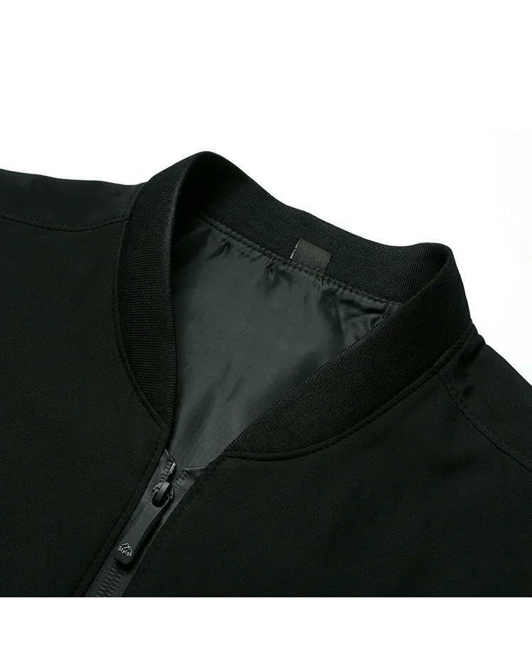Manteaux de baseball couleur unie simples décontractés lâche - 4