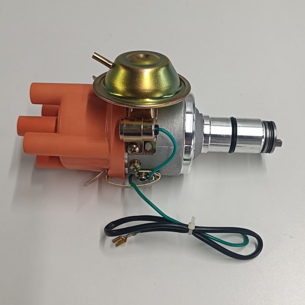 Akcesoriów Samochodowych Pasuje do Beetle 1961-1979 Camper T2 BAY 1968-1979 dystrybutor zaliczki próżniowej z zapłonem wymień 0231170034 Elektroniczny Dystrybutor Zapłonu