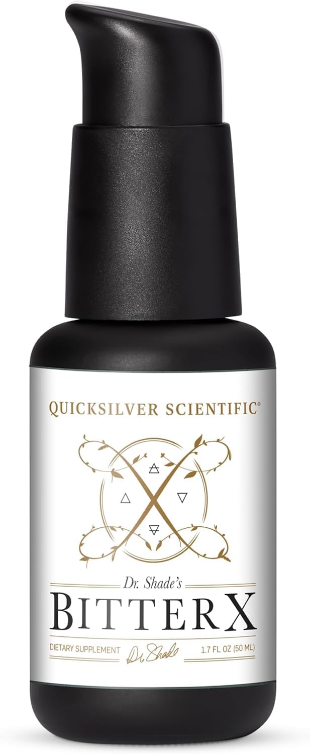 Quicksilver Scientific Dr. Shade's BitterX, Gentian Root, 1.7oz/50ml, 1 Ct