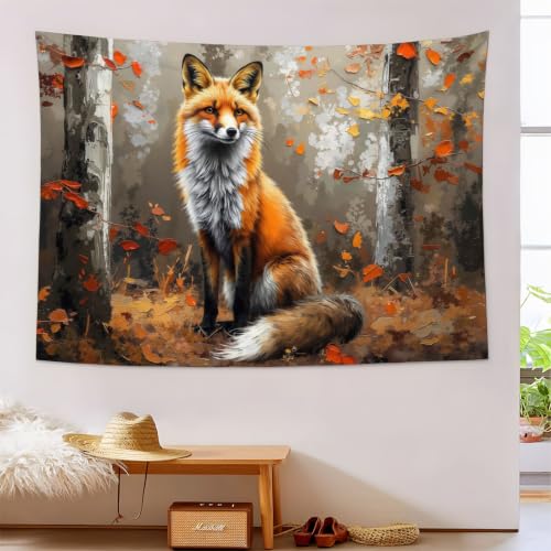 Tapiz de pared de bosque y manta de playa multiusos grande para decoración de sala de estar 4