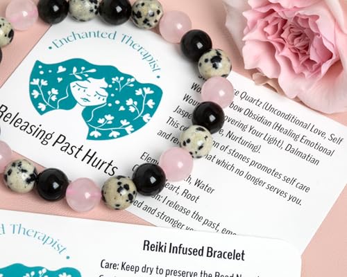 Reiki Infused Releasing Past Hurts Bracelet, Energy Bracelet, Reiki Gift, Reiki jewelry, Gemstone bracelets, Crystal bracelets2