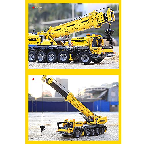 Technik Kran Ferngesteuert, Mould Technic 13107, Kompatibel mit Lego Technik – Bild 6
