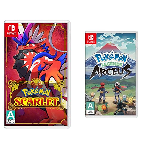 Pokémon Scarlet - Nintendo Switch - Standard Edition + Pokémon Legends: Arceus - Standard Edition - Switch