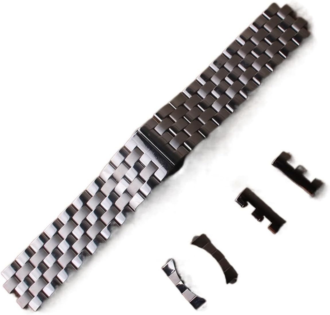 Watchbands Compatible With Wrist Watch Accessories Strap Bracelet Stainless Steel 16 18 19 20 21 22mm