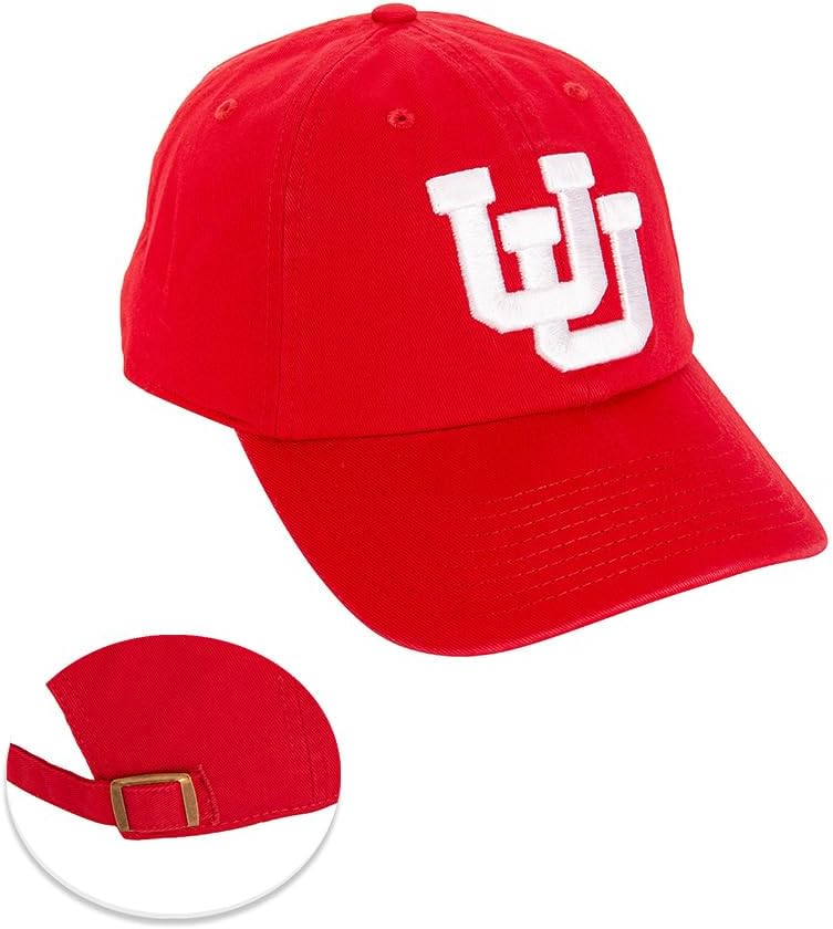 Desert Cactus University of Utah Baseball Hat UT Utes Brimmed Embroidered Hats Cap Adjustable Cloth Strap Adult Type B