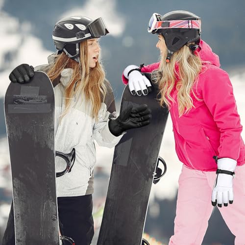 Image of Ski Gloves,Snow Gloves Waterproof Winter Warm Cold Weather Touchscreen Gloves for Parent& Child Kids Skiing,Snowboarding