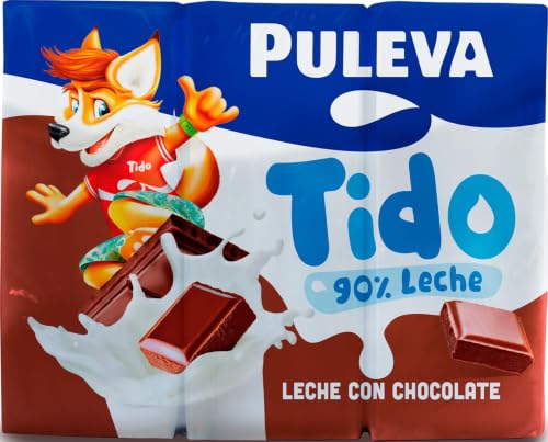 Puleva Tido - Batido de Cacao Slim, Rico en Calcio, Proteínas y Vitamina D, Sin Gluten - Pack 6x200ml