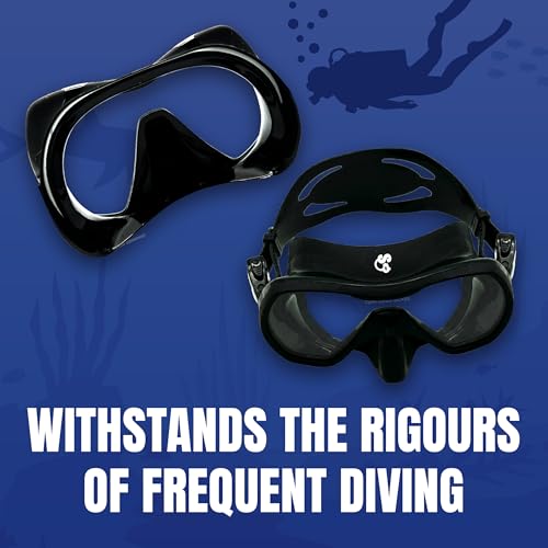 Image of Mako Single-Lens Scuba Diving Mask, Low Volume