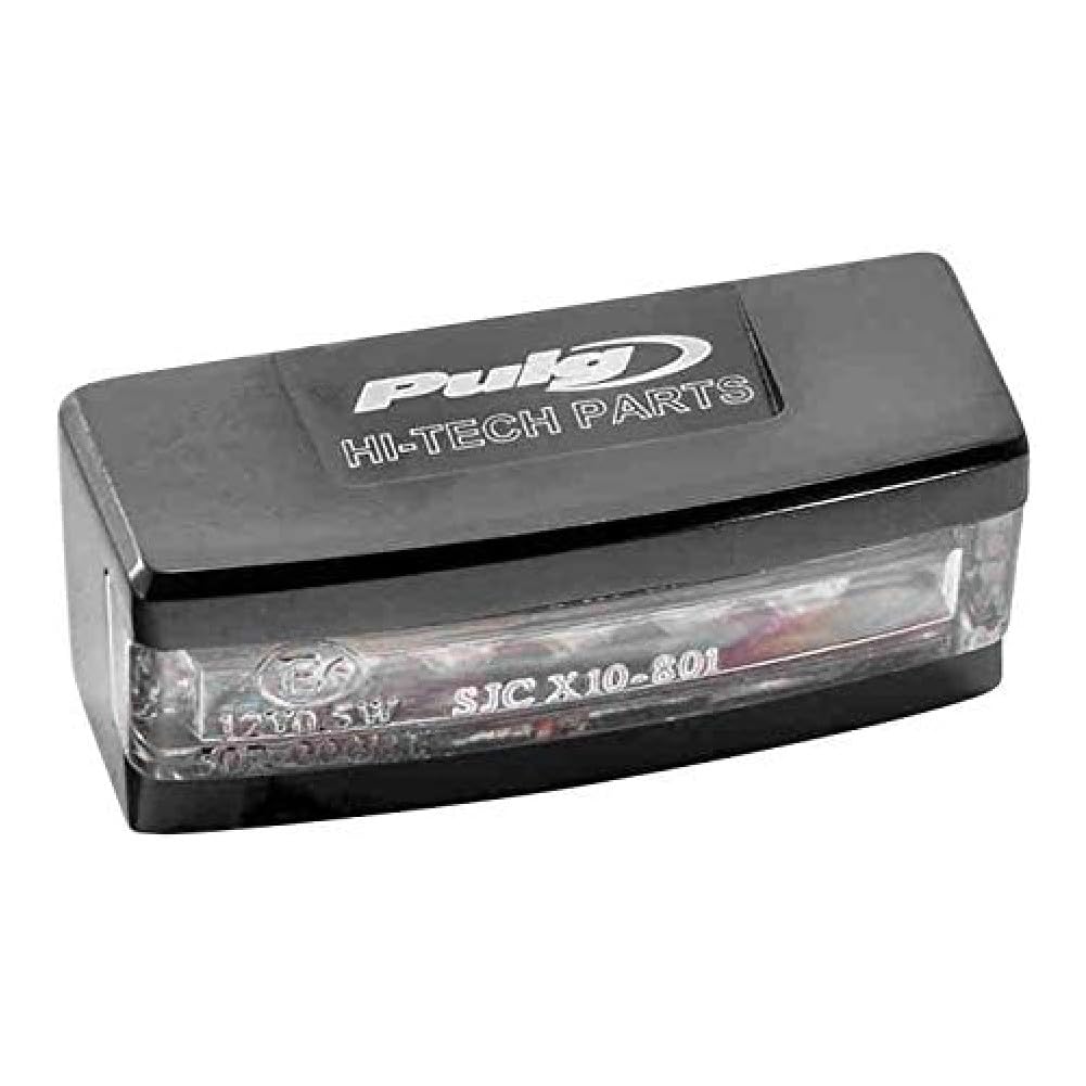 Puig 5565N Grupo Iluminación Led compacto homologado con diseño eficiente y alta visibilidad para integración en motocicleta, Negro