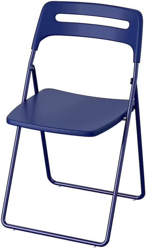 Ikea Rich Look Folding Chair(Blue).