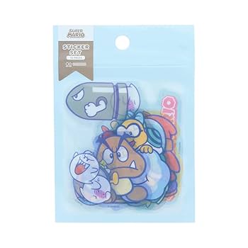 スーパーマリオブラザーズ 特製シール付き 激レア 箱つき ラッキーシールチェックセット スーパーマリオ