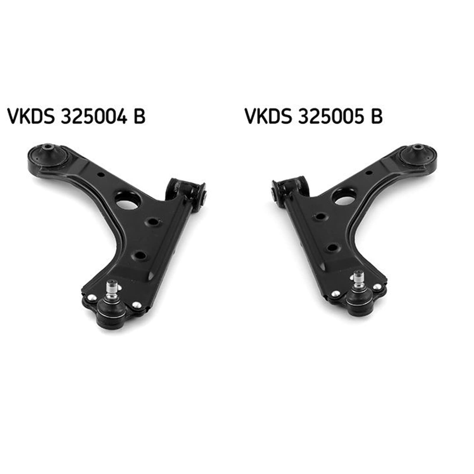 2X SKF Querlenker unten vorne rechts links | Vkds 325004 B + Vkds 325005 B Kompatibel mit Adam (M13),Corsa D (S07),Corsa D Kasten/schrägheck (S07),Corsa E (X15),Corsa E