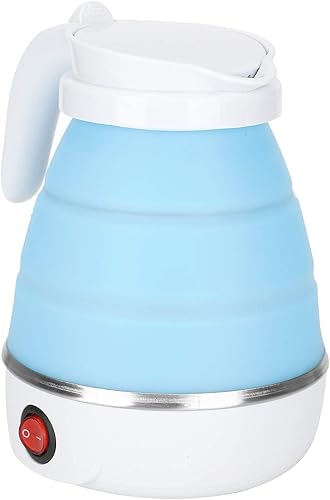 Miniatura 8 de Hervidor eléctrico pequeño Hervidor de viaje Caldera de agua plegable Hervidor de agua portátil de silicona para el hogar Hervidor eléctrico 400W