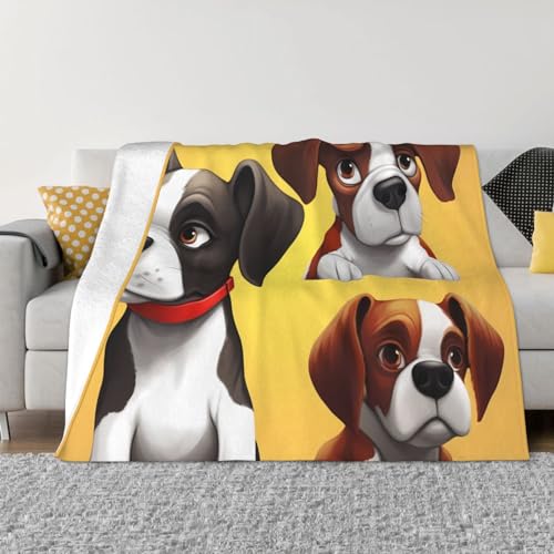 Plaid imprimé chien en micro polaire douce cadeau idéal chambre - 2