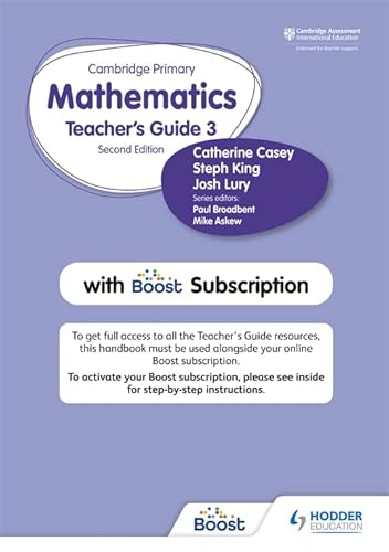 Cambridge Primary Mathematics Teacher's Guide Stage 3 with Boost Subscription: Hodder Education Group