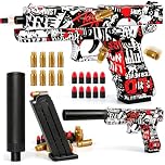 RNHDLY Toy Gun with Soft Bullets, Cool Foam Blaster Toy Gun