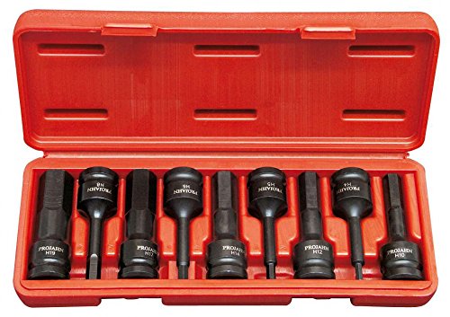 Projahn 1/2 Zoll Schlag Stecknuss Innen-6-kant Satz 4 - 19 mm 3861