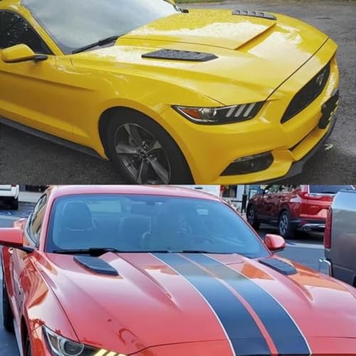 Garnitures de capot Mustang 2017 grille d'aération extérieure premium